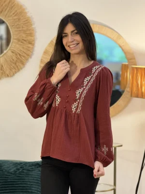 Mademoiselle Marcelle Curvy ❤️ | Tops, Blouses Et Chemises*Blouse Charlotte