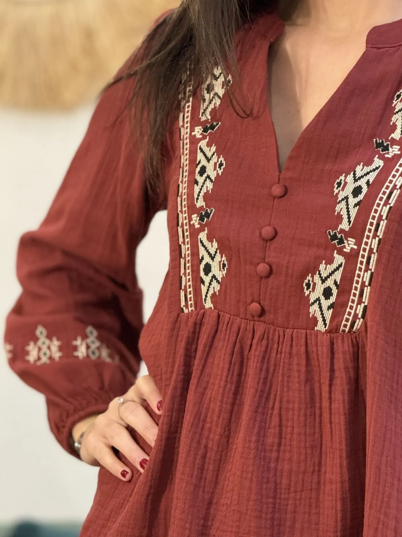 Mademoiselle Marcelle Curvy ❤️ | Tops, Blouses Et Chemises*Blouse Charlotte