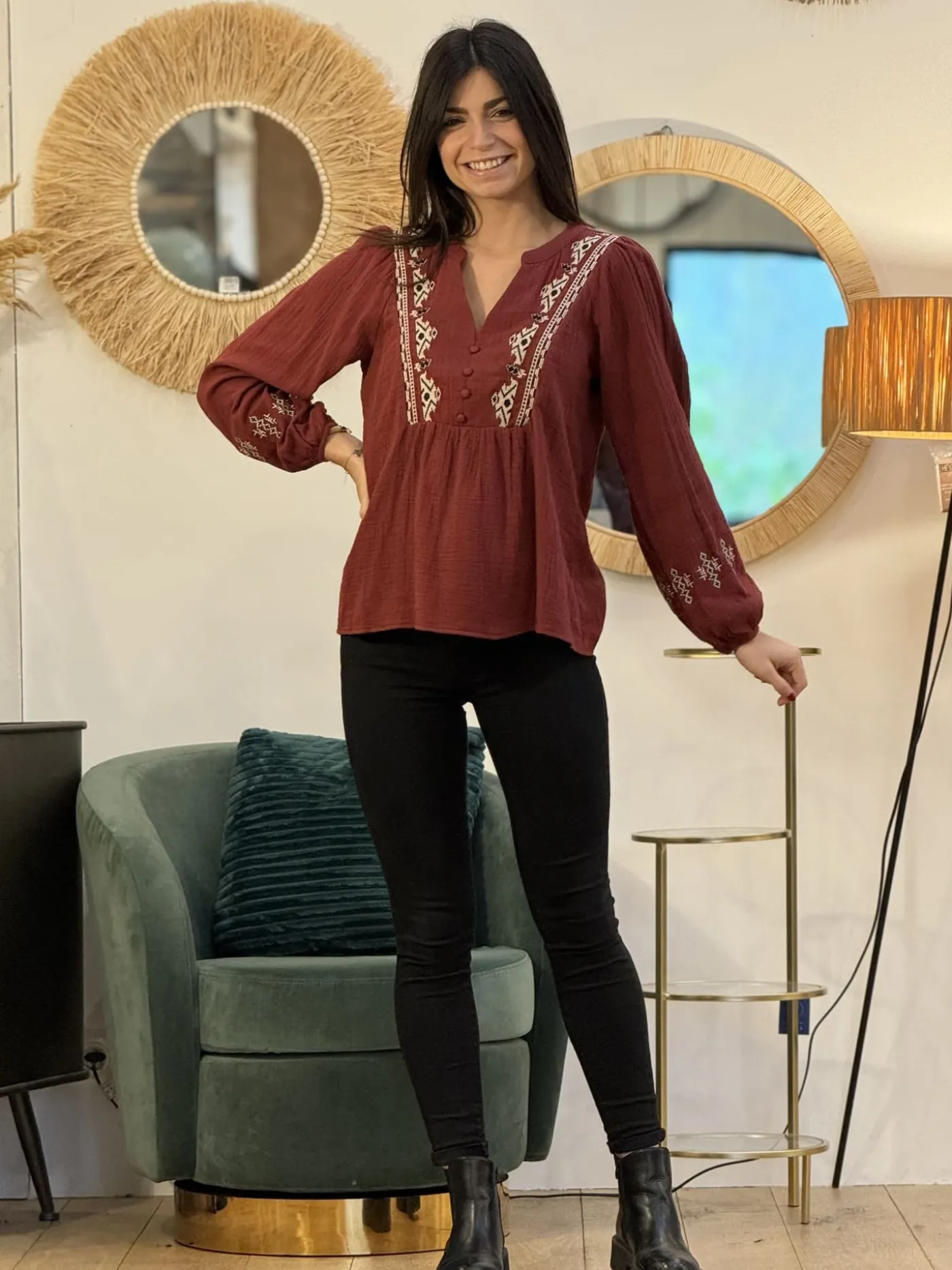 Mademoiselle Marcelle Curvy ❤️ | Tops, Blouses Et Chemises*Blouse Charlotte