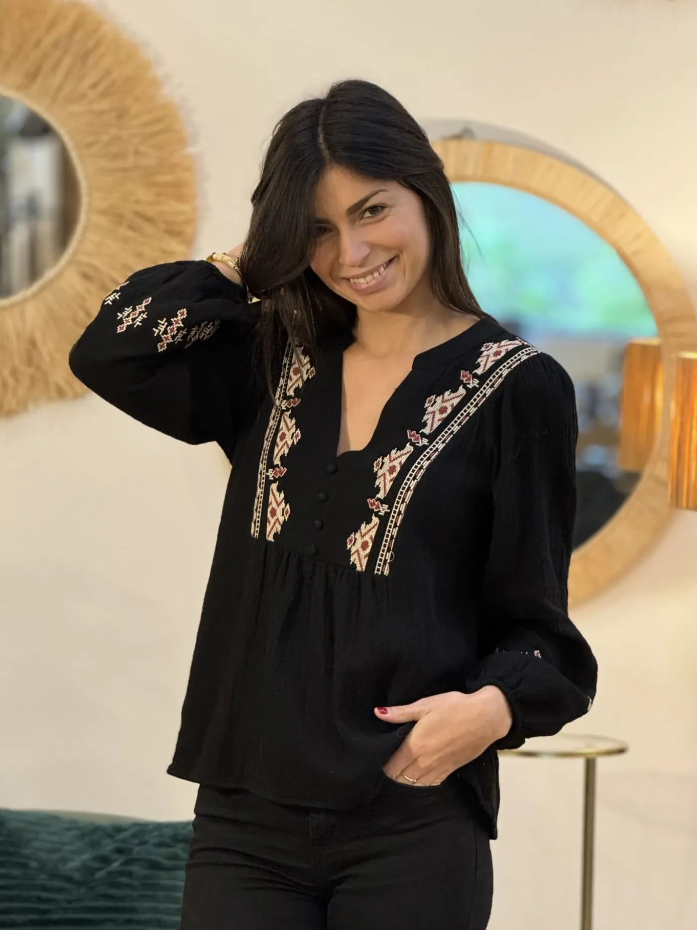 Mademoiselle Marcelle Curvy ❤️ | Tops, Blouses Et Chemises*Blouse Charlotte