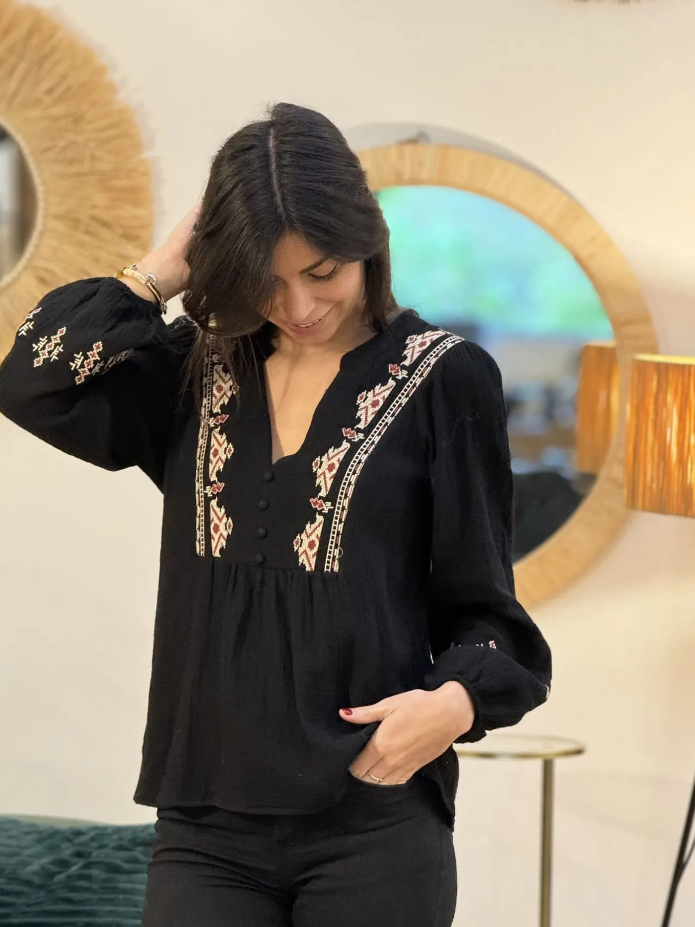 Mademoiselle Marcelle Curvy ❤️ | Tops, Blouses Et Chemises*Blouse Charlotte