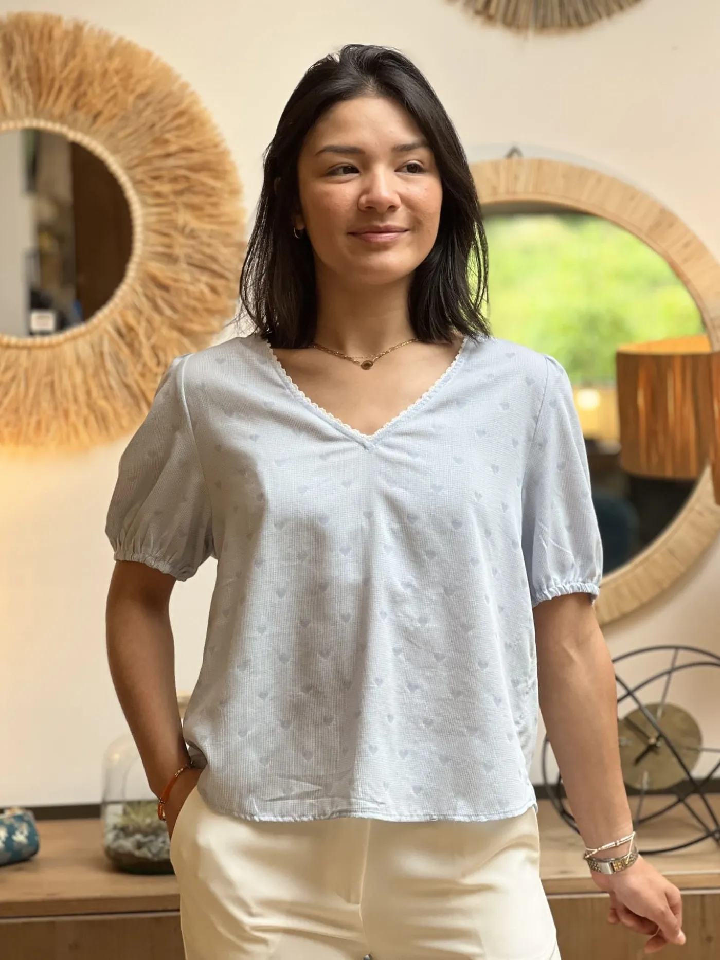 Mademoiselle Marcelle Tops, Blouses Et Chemises*Blouse Mélanie