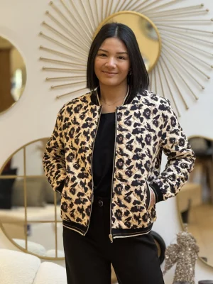 Mademoiselle Marcelle Léopard ?? | Vestes Et Manteaux*Bombers Valentine