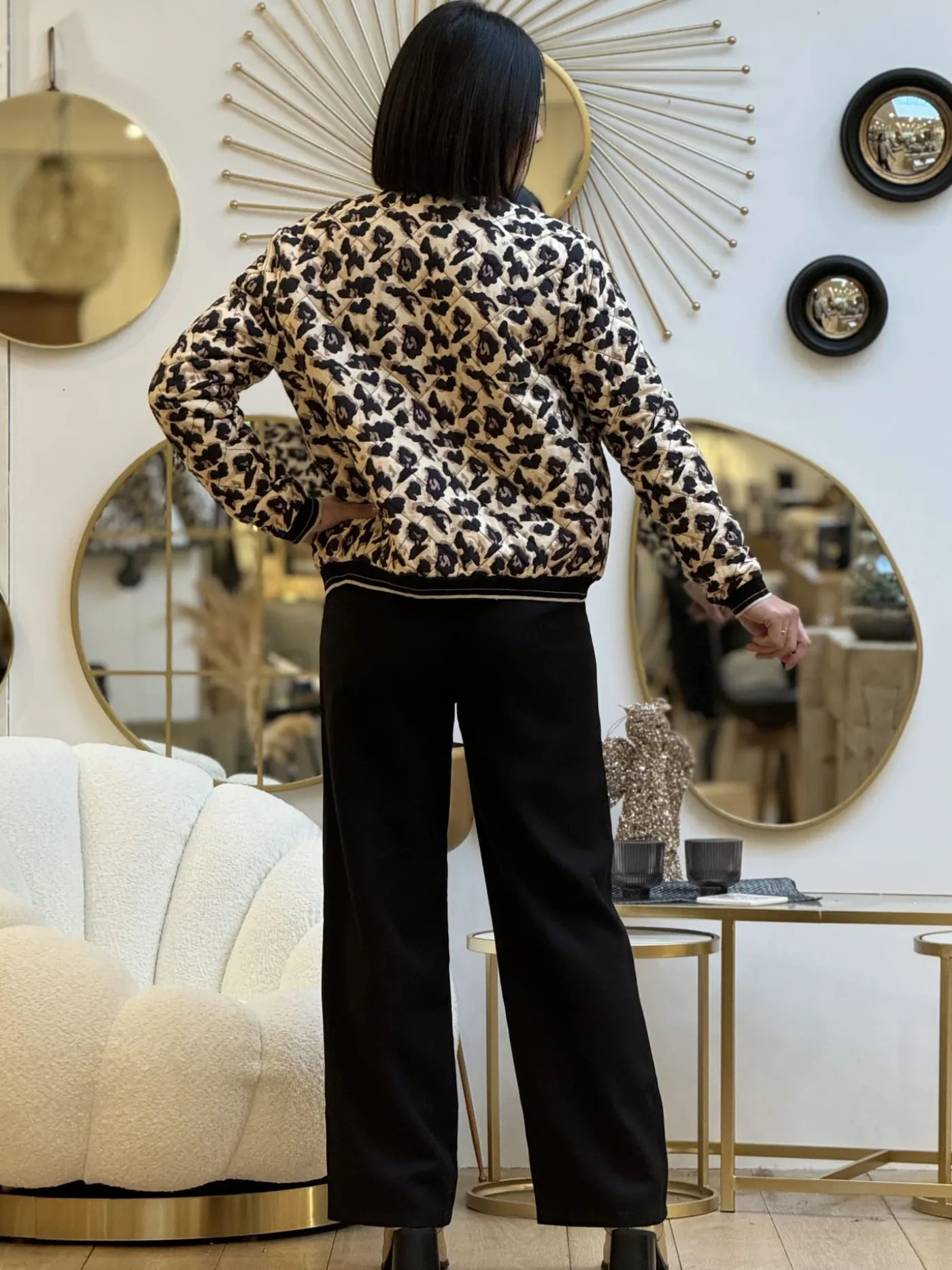 Mademoiselle Marcelle Léopard ?? | Vestes Et Manteaux*Bombers Valentine