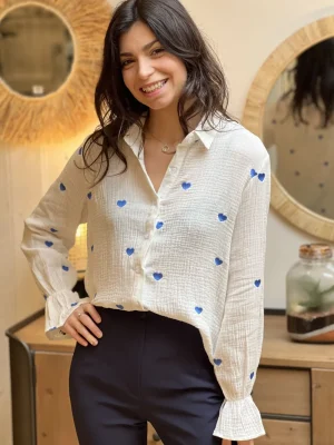 Mademoiselle Marcelle Tops, Blouses Et Chemises*Chemise Caroline