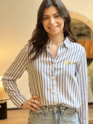 Mademoiselle Marcelle Tops, Blouses Et Chemises*Chemise Emilie