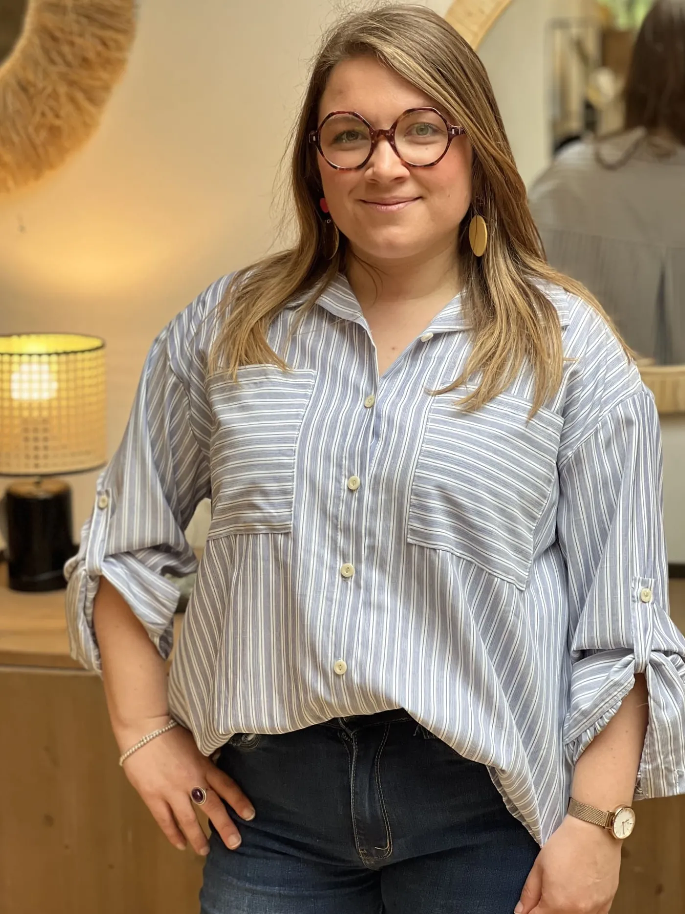 Mademoiselle Marcelle Curvy ❤️ | Tops, Blouses Et Chemises*Chemise Simone