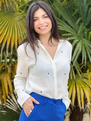 Mademoiselle Marcelle Tops, Blouses Et Chemises*Chemise Violaine