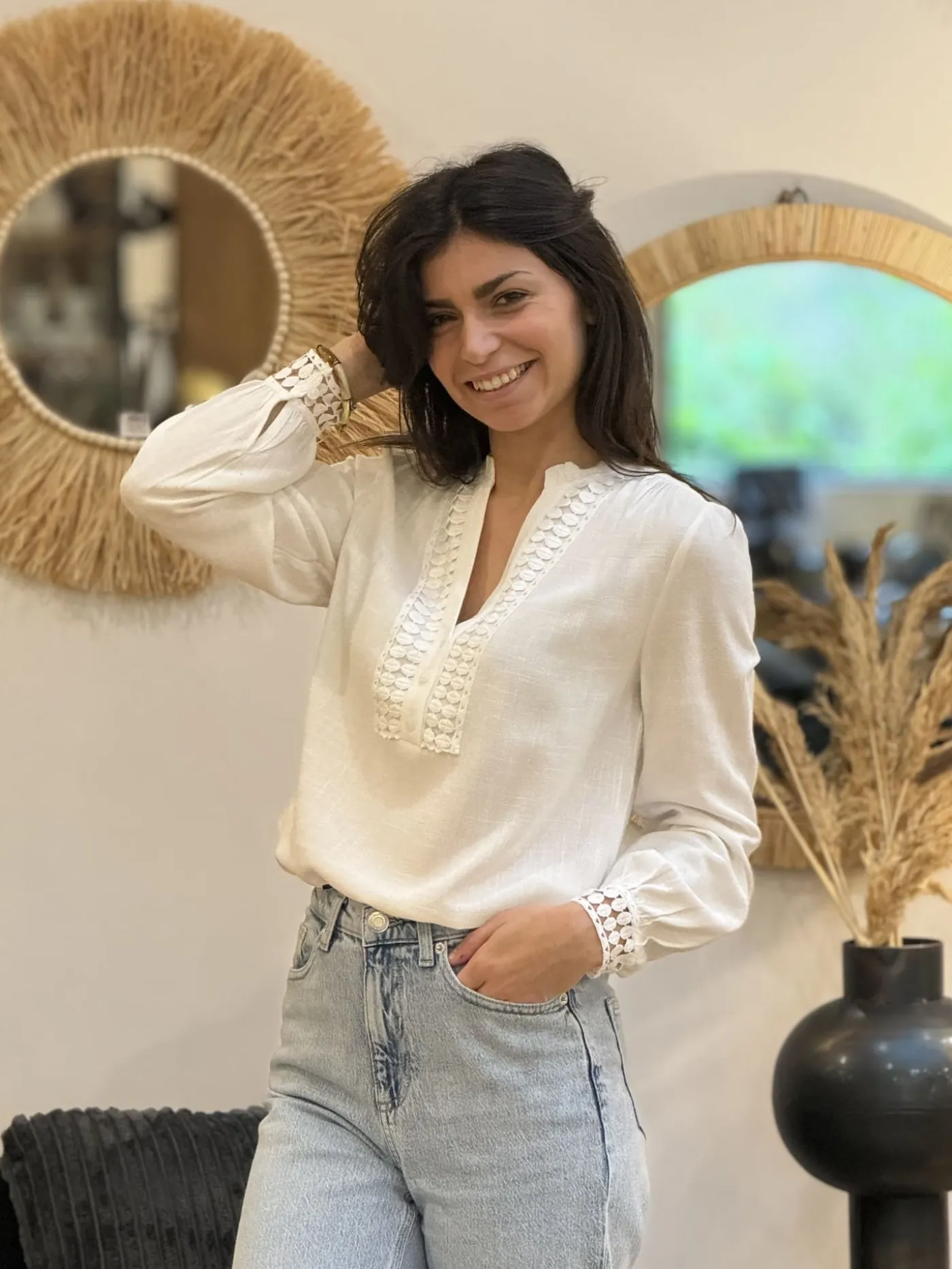 Mademoiselle Marcelle Tops, Blouses Et Chemises*Chemisier Aurore