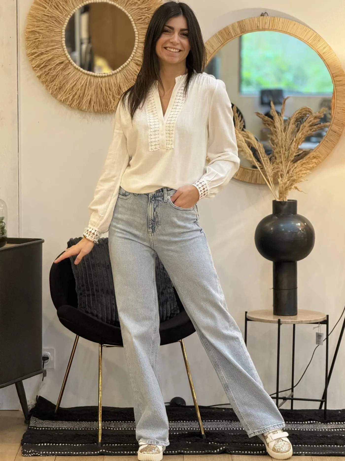 Mademoiselle Marcelle Tops, Blouses Et Chemises*Chemisier Aurore