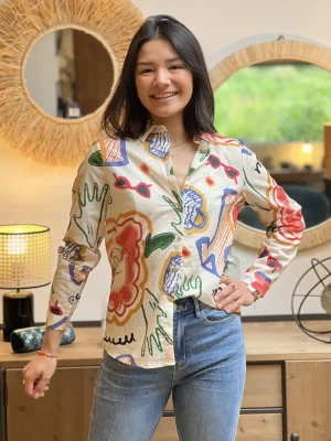 Mademoiselle Marcelle Tops, Blouses Et Chemises*Chemisier Danielle