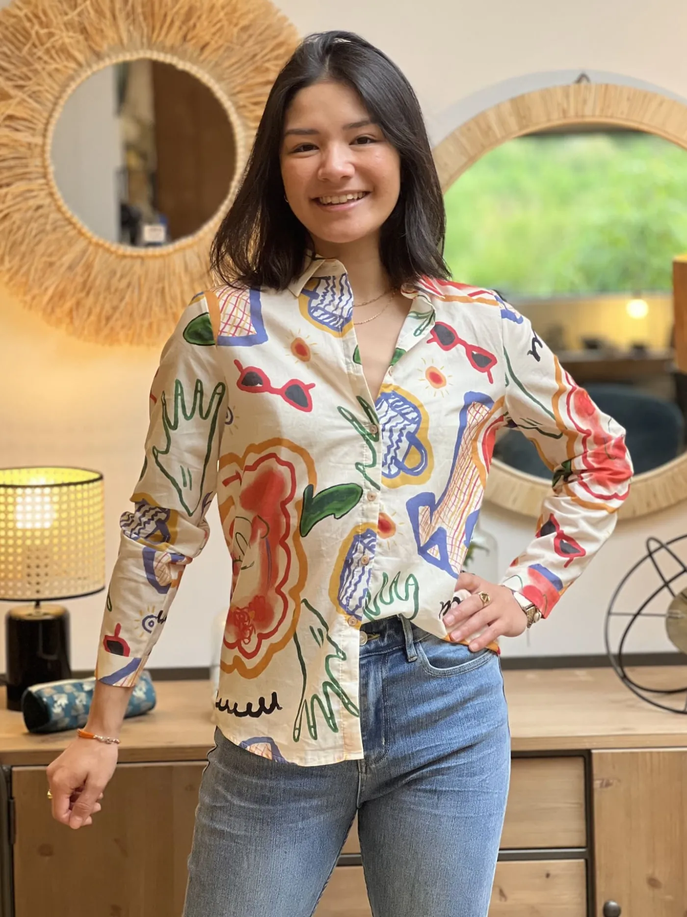 Mademoiselle Marcelle Tops, Blouses Et Chemises*Chemisier Danielle