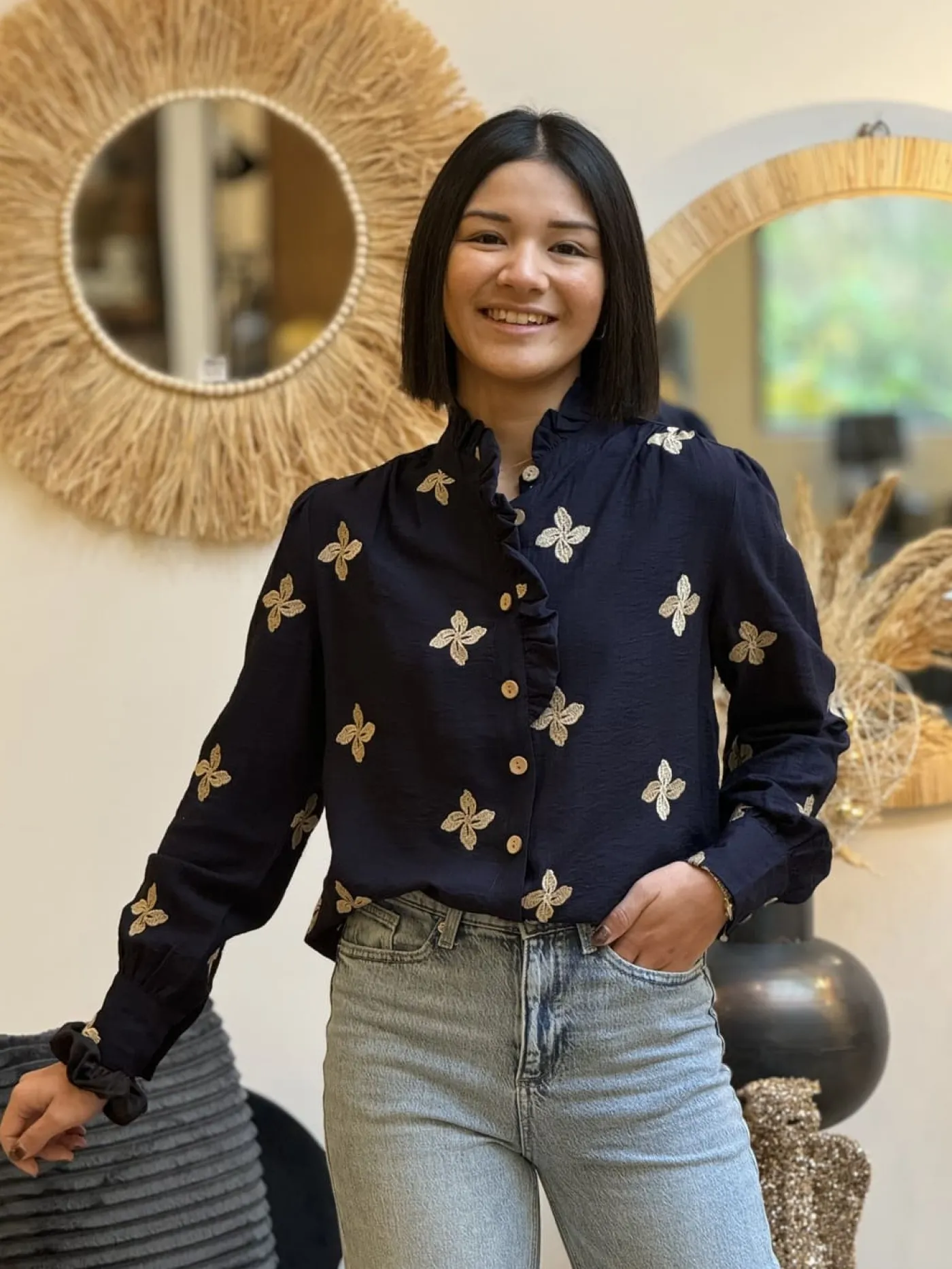 Mademoiselle Marcelle Tops, Blouses Et Chemises*Chemisier Enola