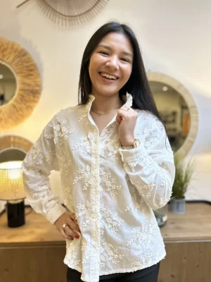 Mademoiselle Marcelle Tops, Blouses Et Chemises*Chemisier Félicienne