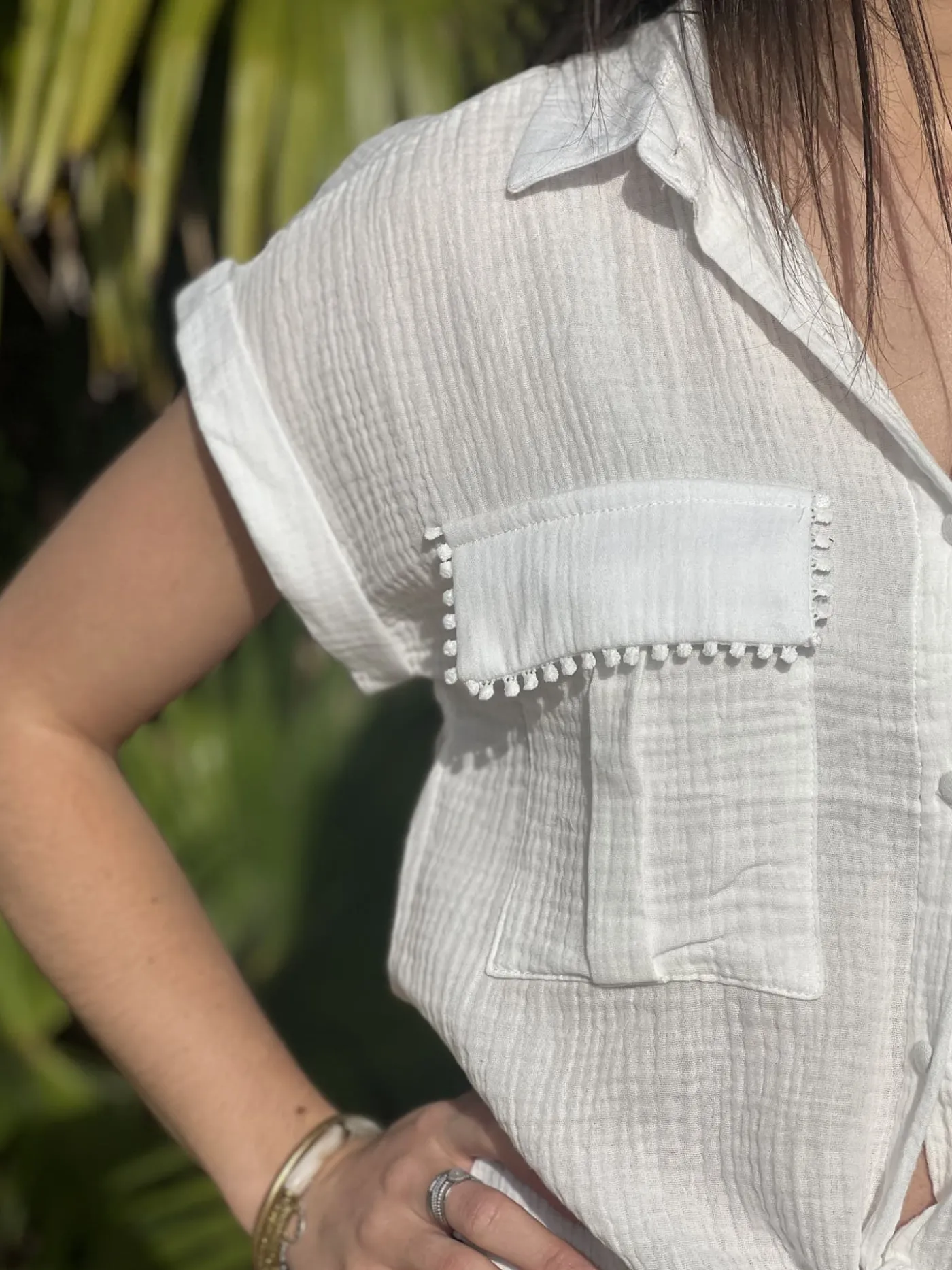 Mademoiselle Marcelle Tops, Blouses Et Chemises*Chemisier Monique