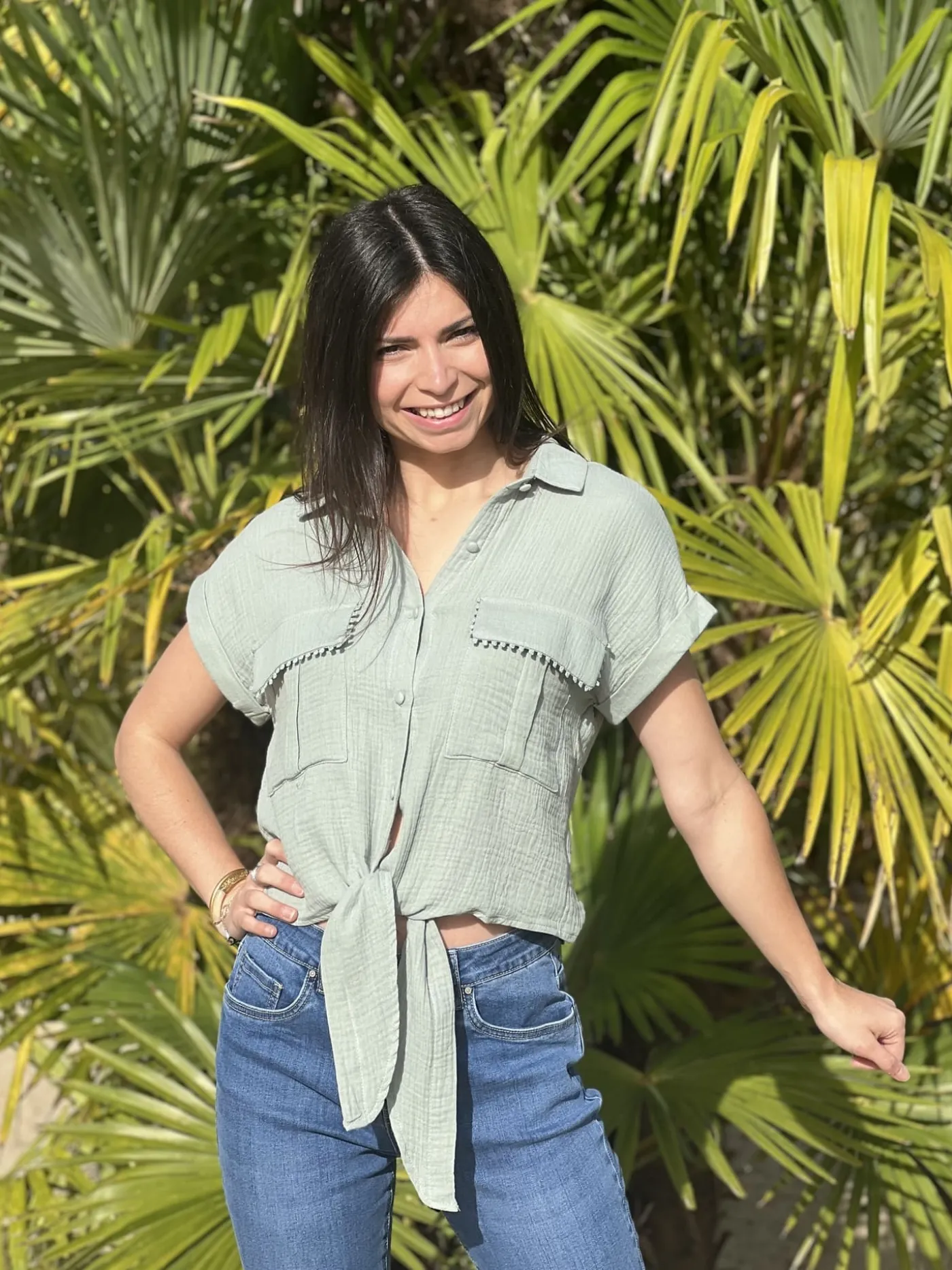 Mademoiselle Marcelle Tops, Blouses Et Chemises*Chemisier Monique