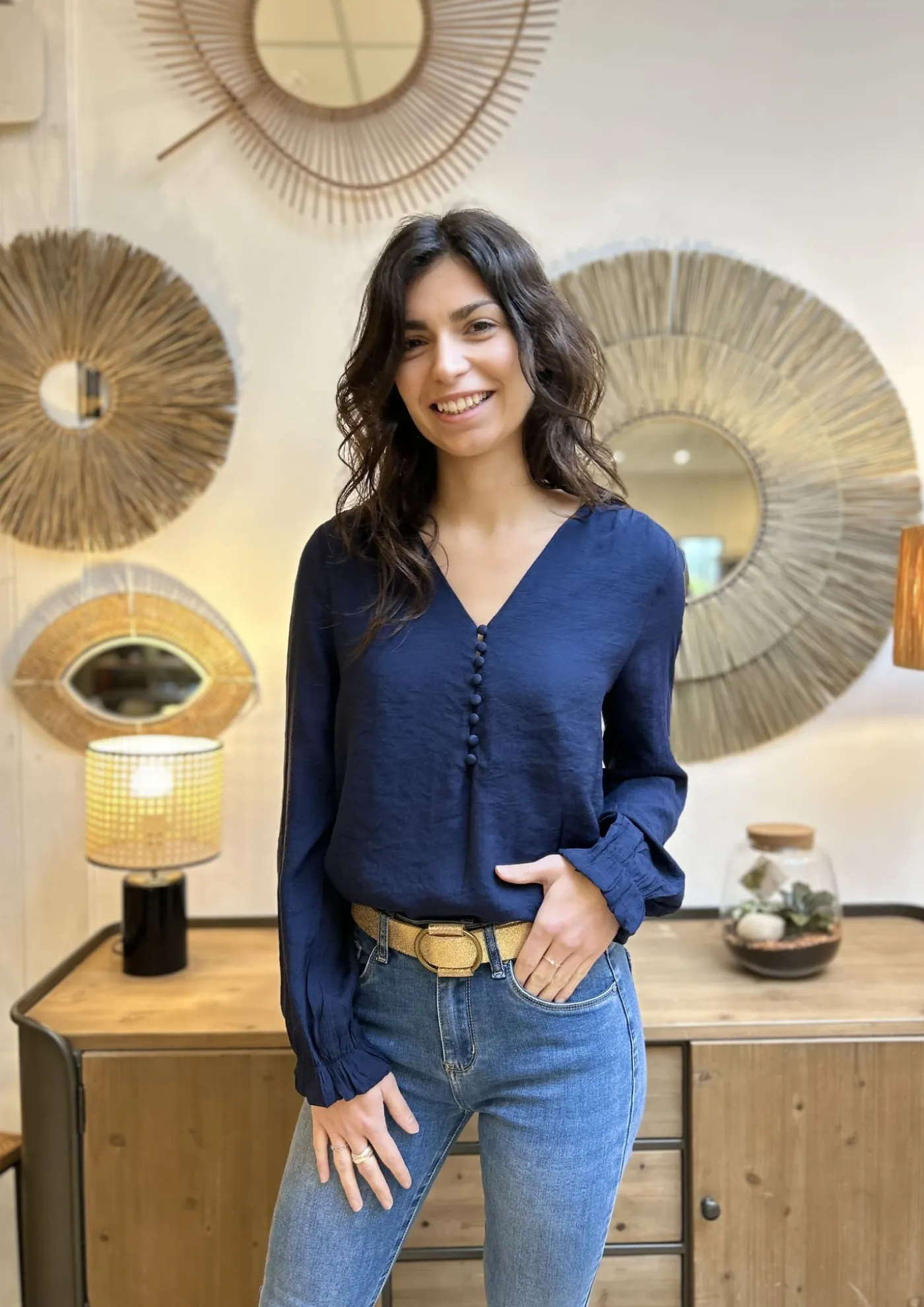 Mademoiselle Marcelle Tops, Blouses Et Chemises*Chemisier Nicole