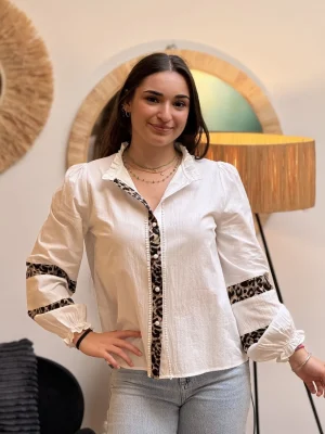 Mademoiselle Marcelle Léopard ?? | Tops, Blouses Et Chemises*Chemisier Sophie