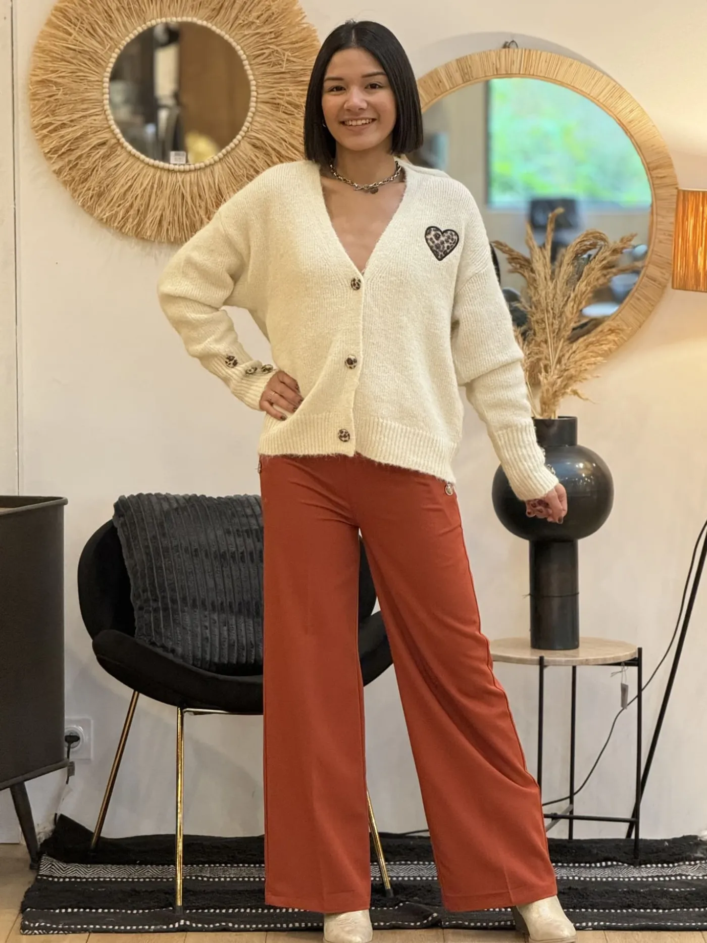 Mademoiselle Marcelle Curvy ❤️ | Léopard ??*Gilet Anna