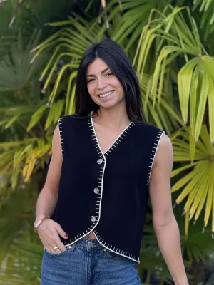 Mademoiselle Marcelle Gilets Et Pulls*Gilet Céleste