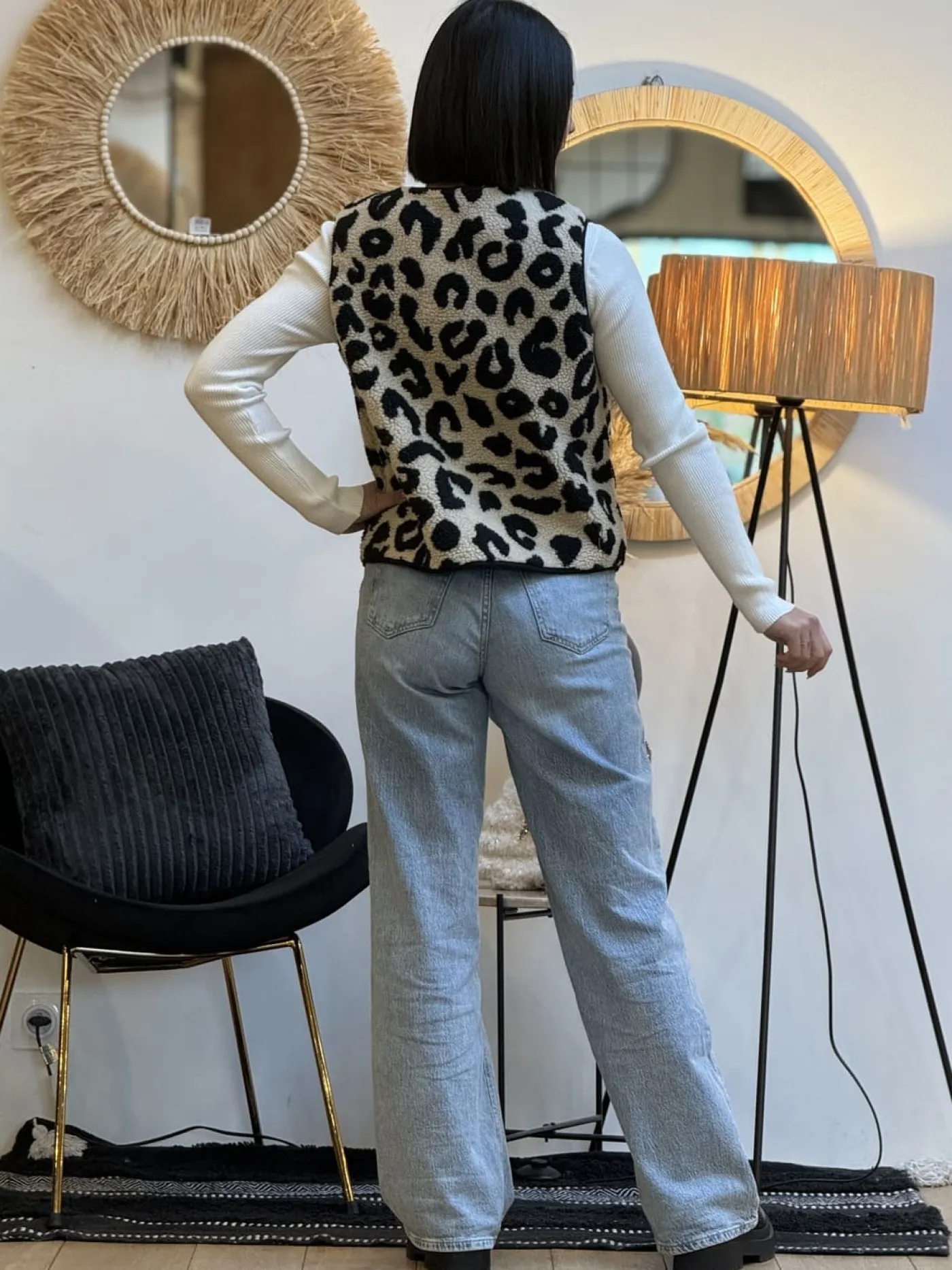 Mademoiselle Marcelle Curvy ❤️ | Léopard ??*Gilet Diamantine