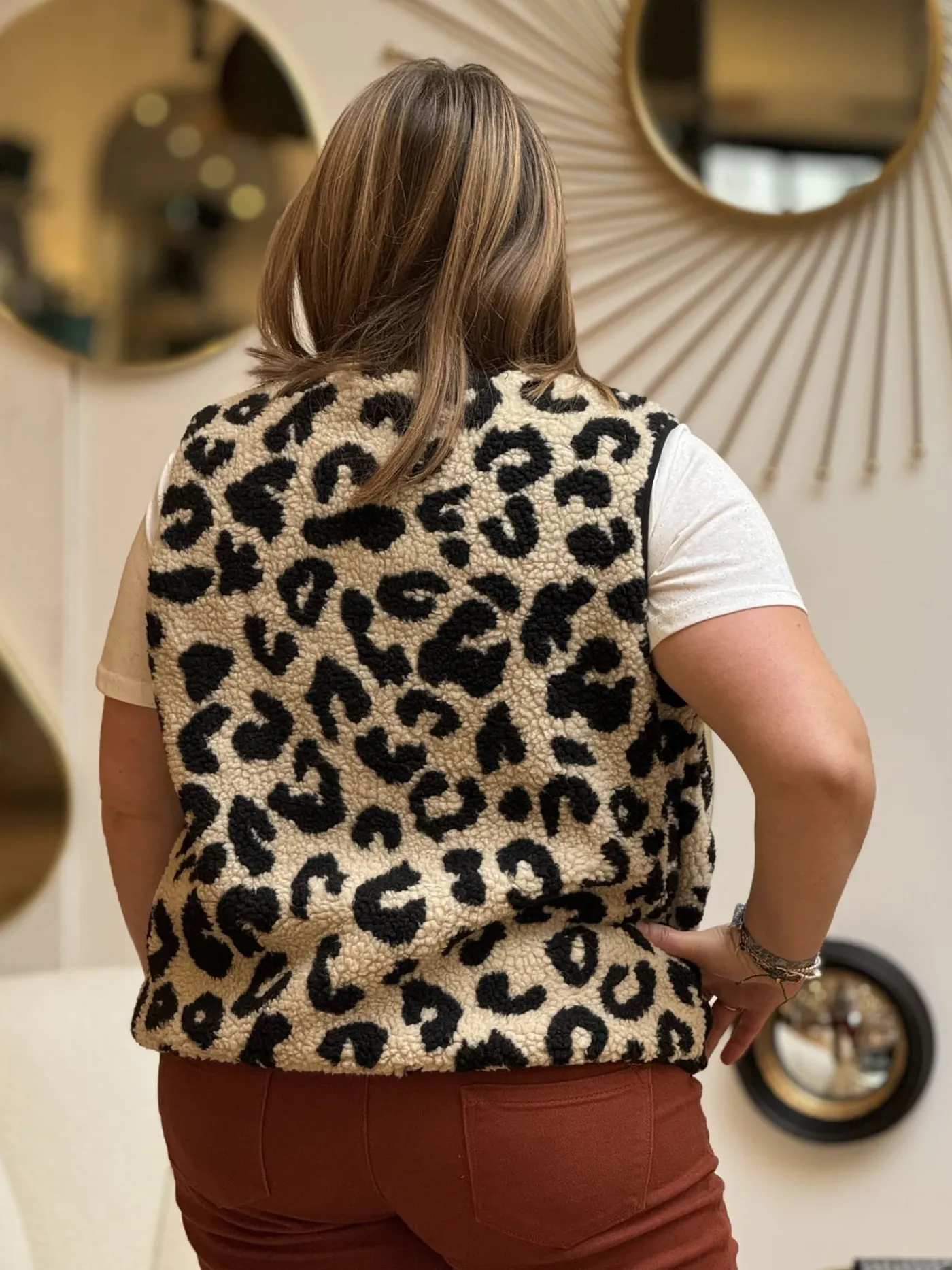 Mademoiselle Marcelle Curvy ❤️ | Léopard ??*Gilet Diamantine