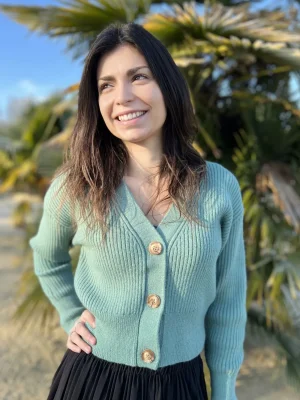 Mademoiselle Marcelle Gilets Et Pulls*Gilet Jade