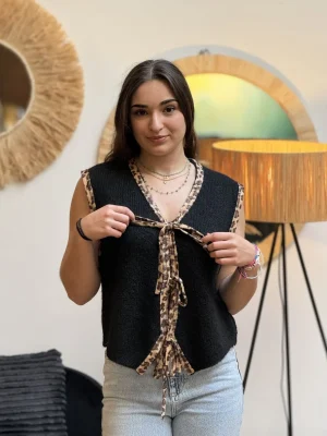 Mademoiselle Marcelle Gilets Et Pulls*Gilet Lisandre