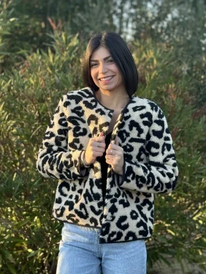 Mademoiselle Marcelle Léopard ?? | Vestes Et Manteaux*Manteau Violaine