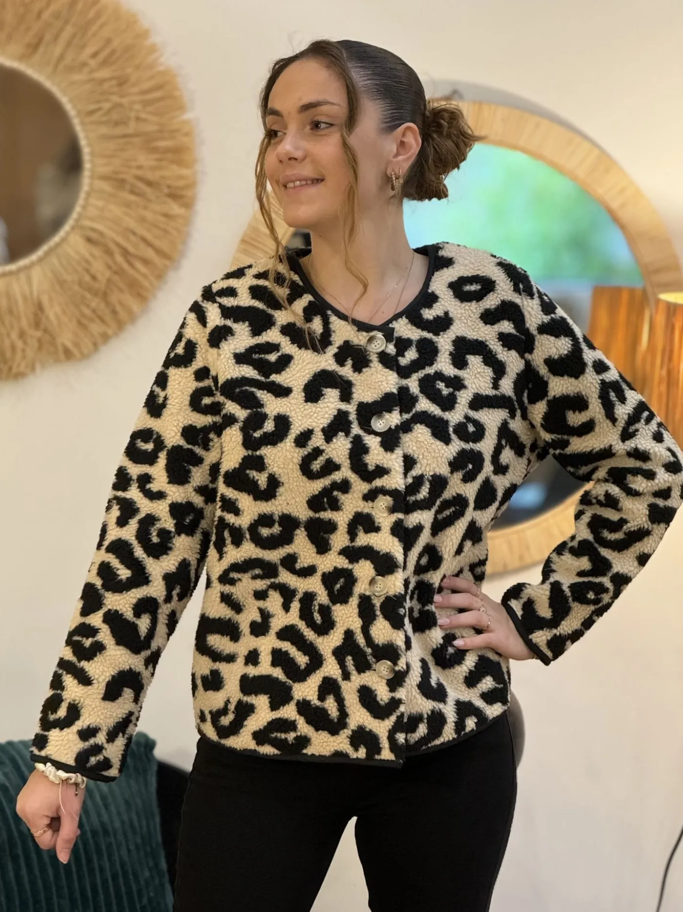 Mademoiselle Marcelle Léopard ?? | Vestes Et Manteaux*Manteau Violaine