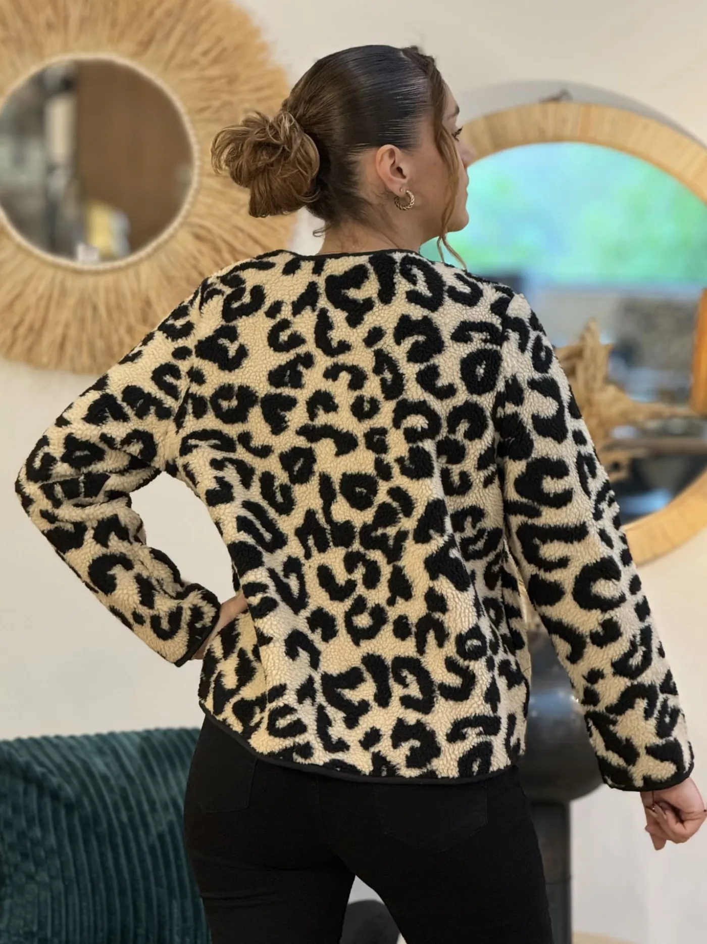 Mademoiselle Marcelle Léopard ?? | Vestes Et Manteaux*Manteau Violaine