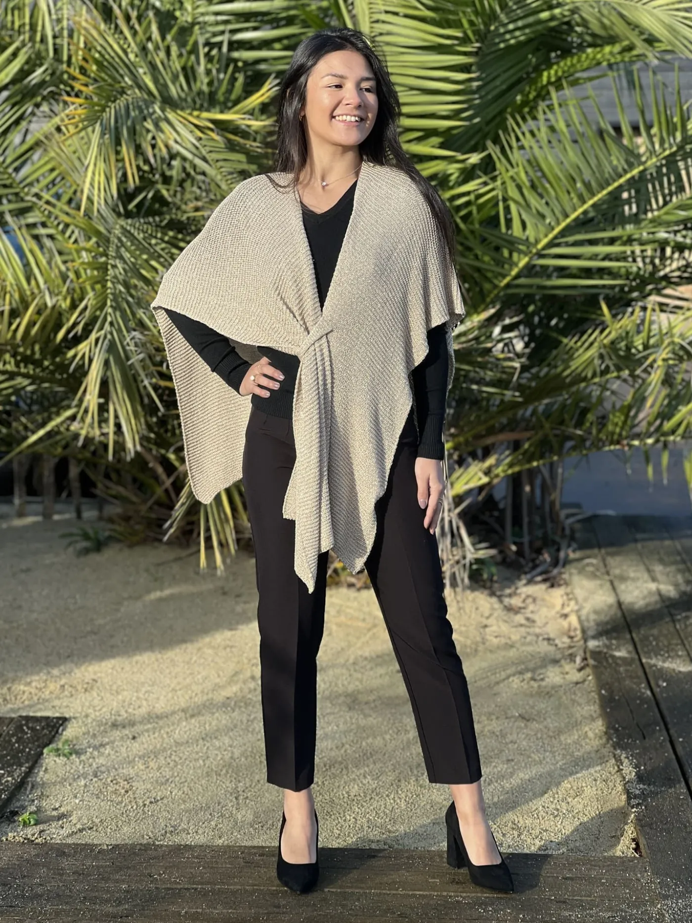 Mademoiselle Marcelle Gilets Et Pulls*Poncho Romy