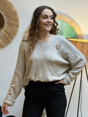Mademoiselle Marcelle Léopard ?? | Gilets Et Pulls*Pull Colette