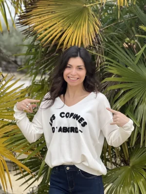 Mademoiselle Marcelle Gilets Et Pulls*Pull Les Copines d'abord