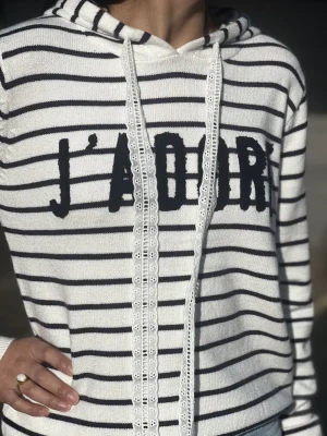 Mademoiselle Marcelle Gilets Et Pulls*Pull marinière J'adore