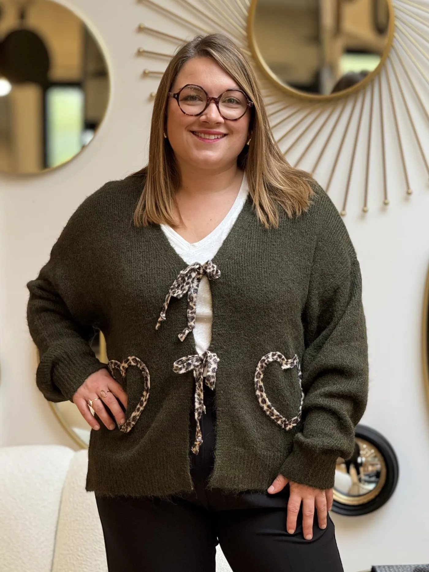 Mademoiselle Marcelle Curvy ❤️ | Léopard ??*Pull Peggy