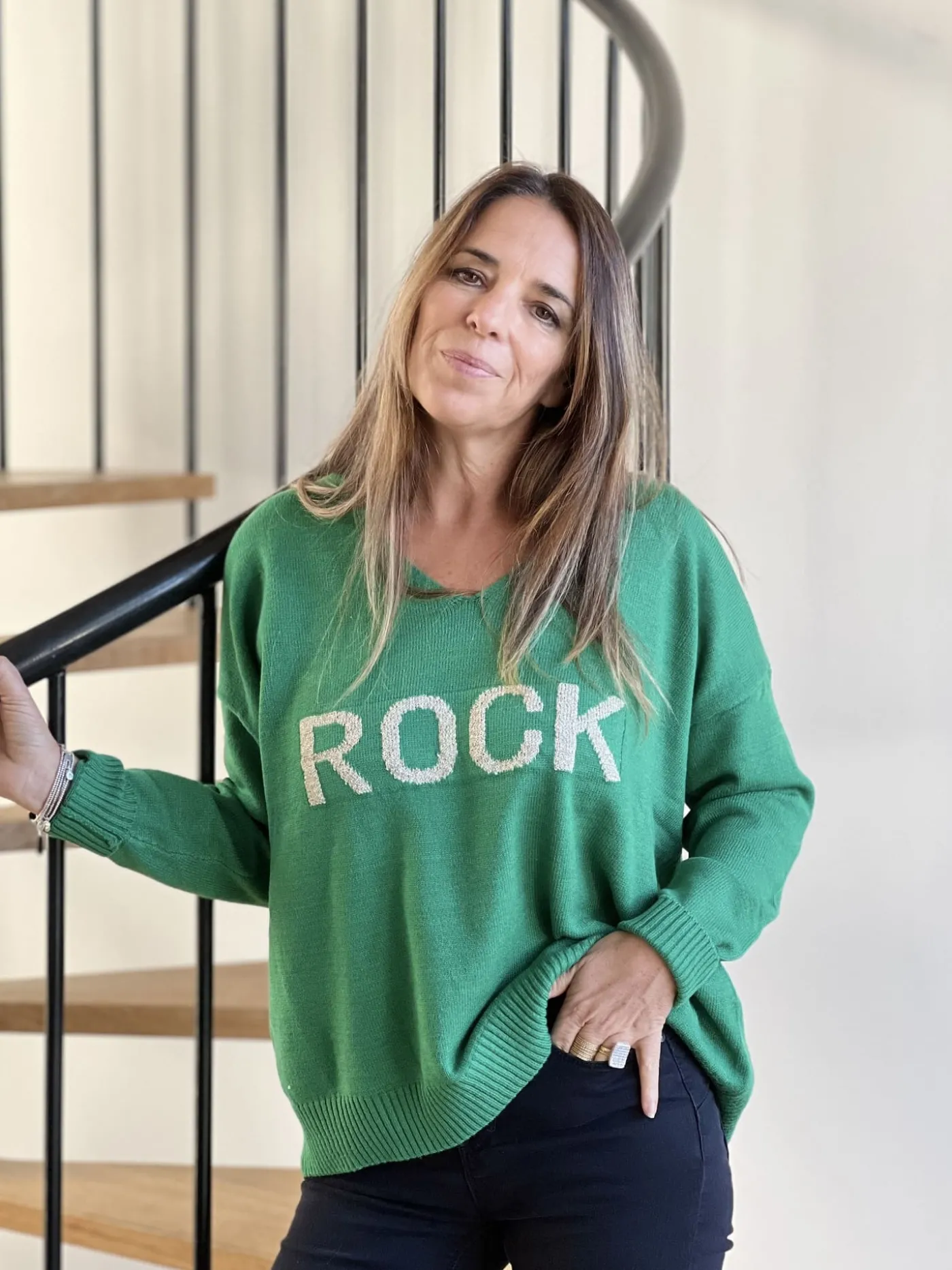 Mademoiselle Marcelle Gilets Et Pulls*Pull Rock