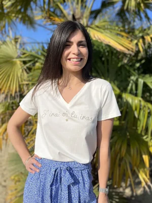 Mademoiselle Marcelle Curvy ❤️ | Tee-Shirts*Tee-shirt J'irais où tu iras