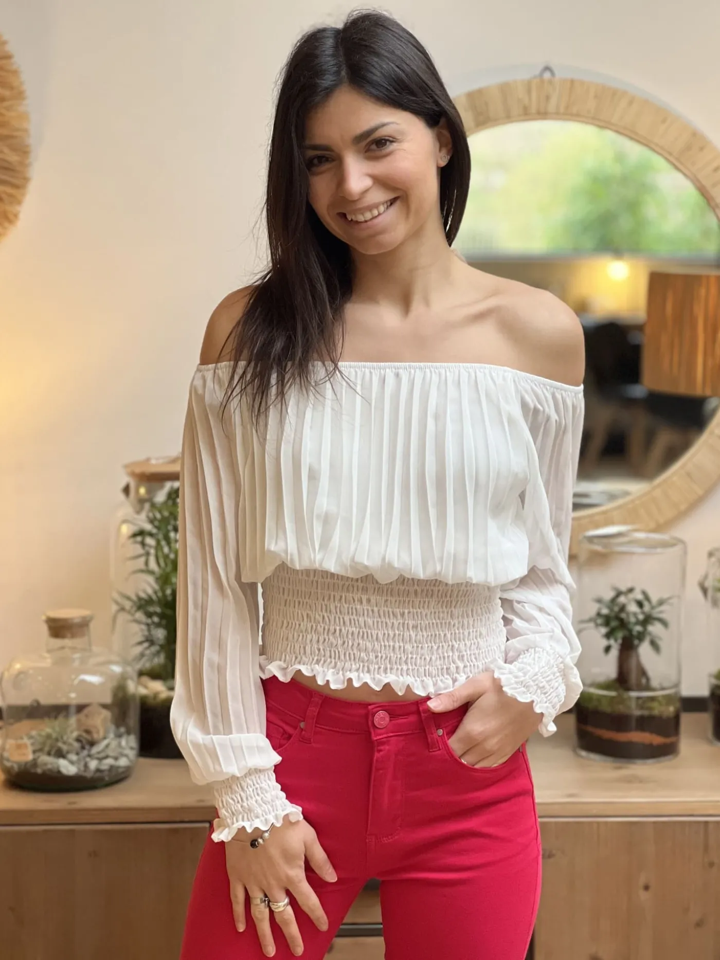 Mademoiselle Marcelle Tops, Blouses Et Chemises*Top Camélise