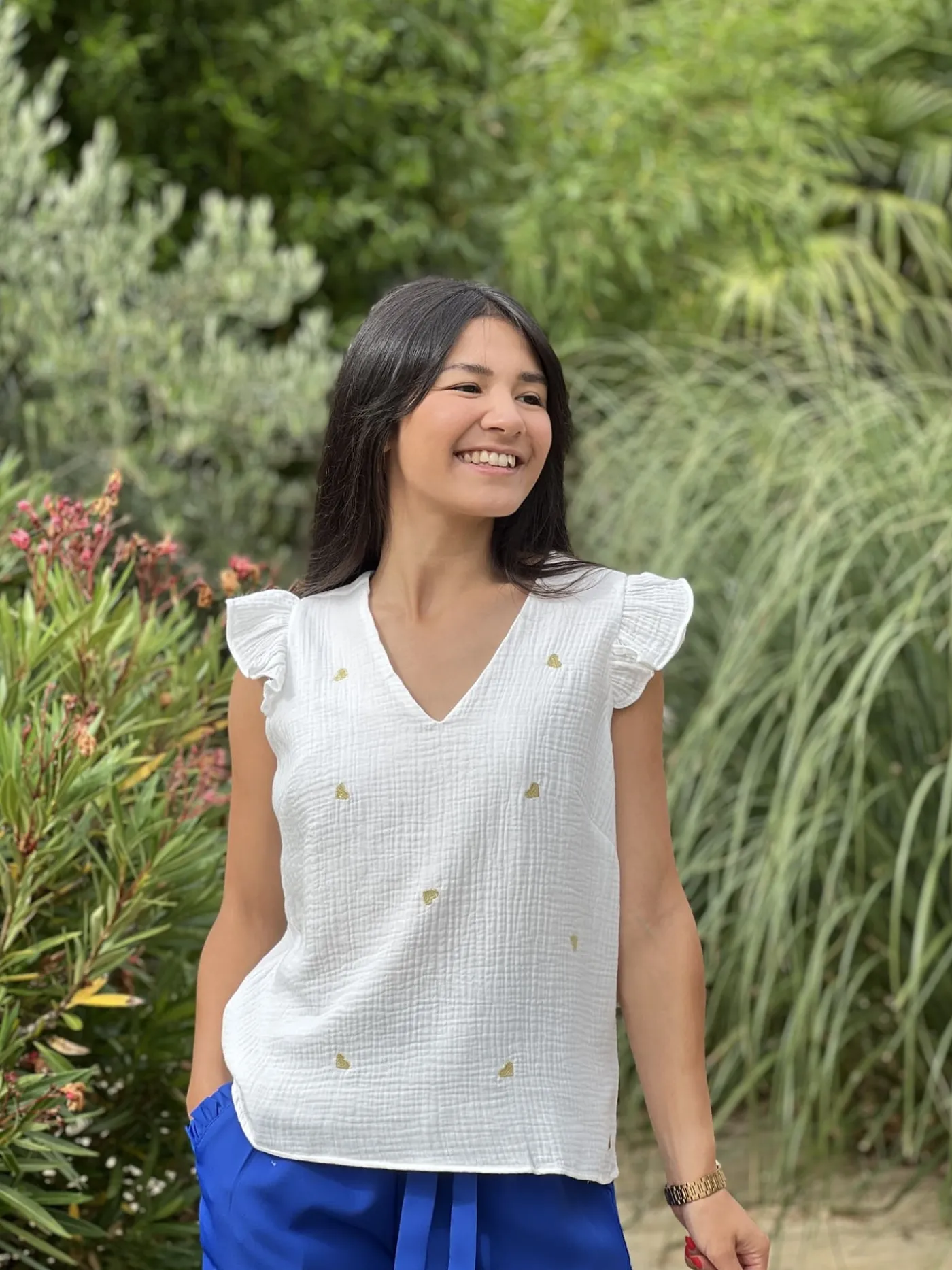 Mademoiselle Marcelle Tops, Blouses Et Chemises*Top Coline