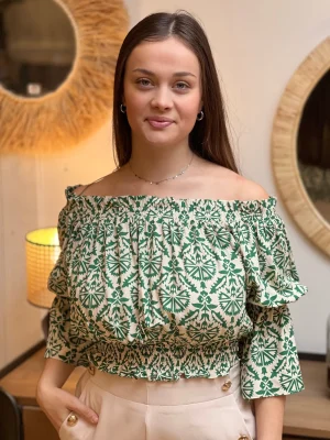 Mademoiselle Marcelle Tops, Blouses Et Chemises*Top Suzanne