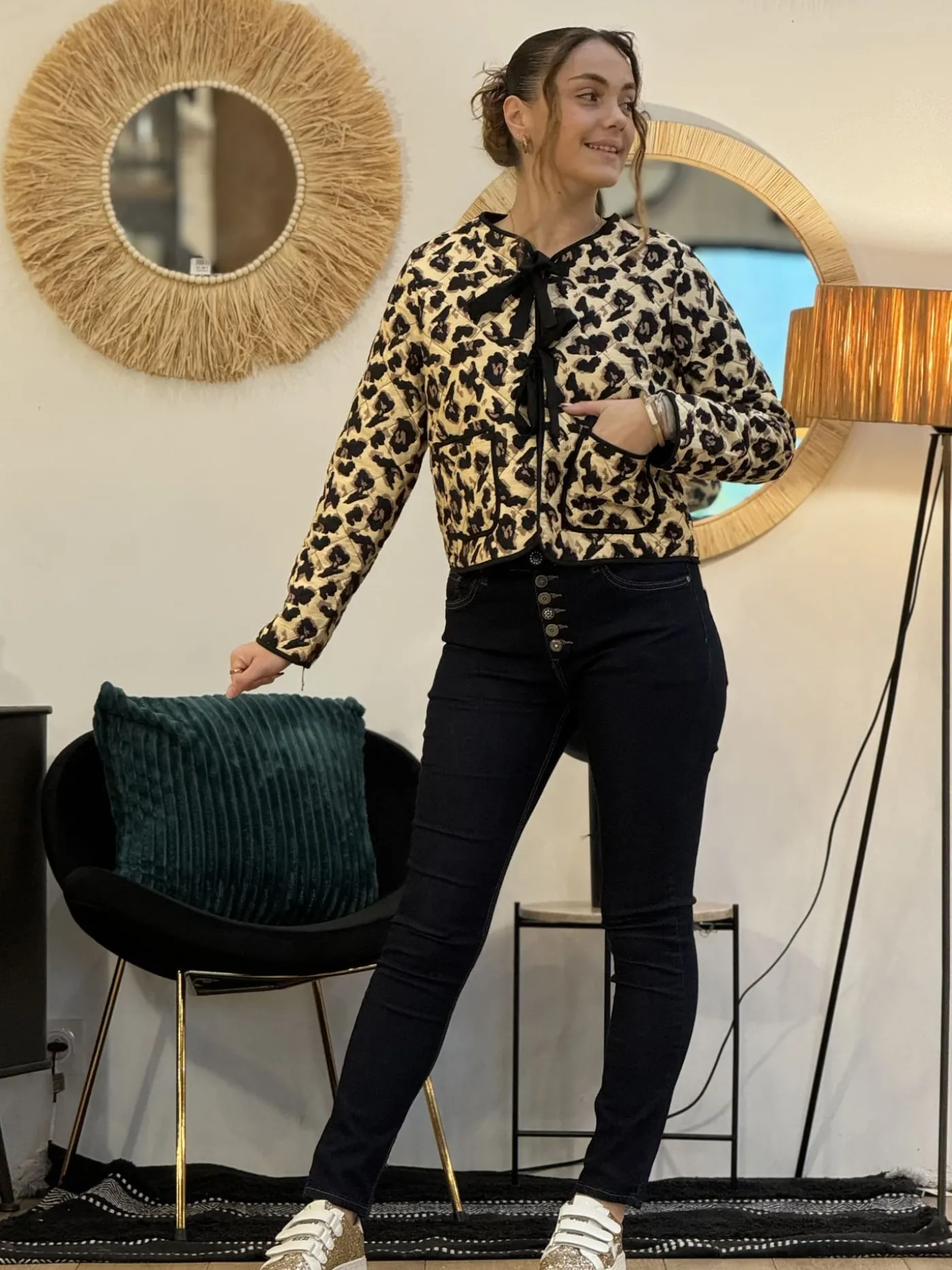 Mademoiselle Marcelle Léopard ?? | Vestes Et Manteaux*Veste Augustine